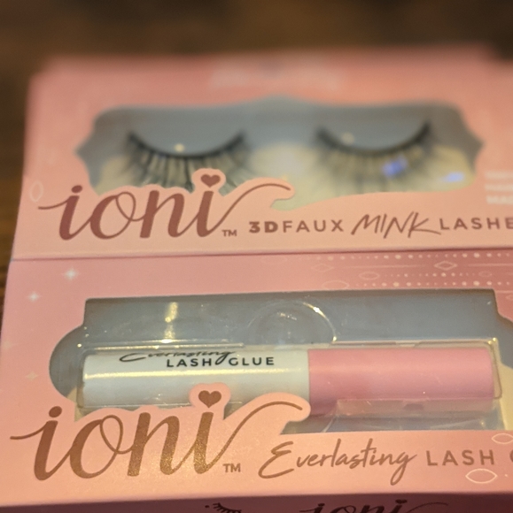 IONI  3D Faux Mink Eye Lashes & Lash Glue - Picture 2 of 5